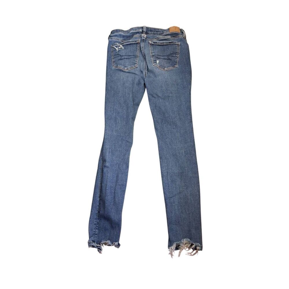 American eagle outfitters 8 short factory distressed super high rise Jegging